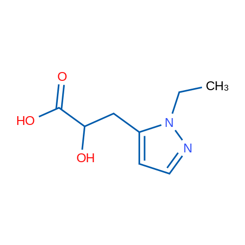 3-(1-Ethyl-1H-pyrazol-5-yl)-2-hydroxypropanoic acid 1g