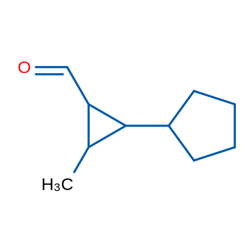 2-Cyclopentyl-3-methylcyclopropane-1-carbaldehyde 1g