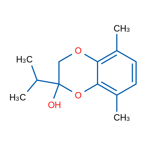 5,8-Dimethyl-2-(propan-2-yl)-2,3-dihydro-1,4-benzodioxin-2-ol 1g