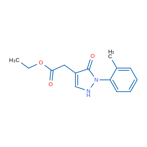 Ethyl 2-[2-(2-methylphenyl)-3-oxo-2,3-dihydro-1H-pyrazol-4-yl]acetate 1g