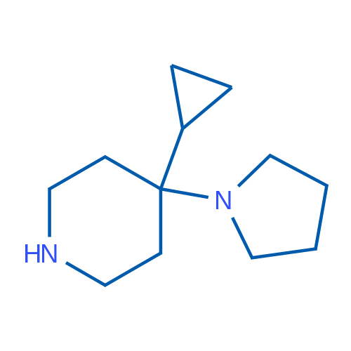 4-Cyclopropyl-4-(pyrrolidin-1-yl)piperidine 1g