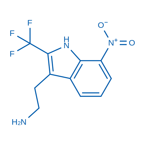 2-[7-Nitro-2-(trifluoromethyl)-1H-indol-3-yl]ethan-1-amine 1g