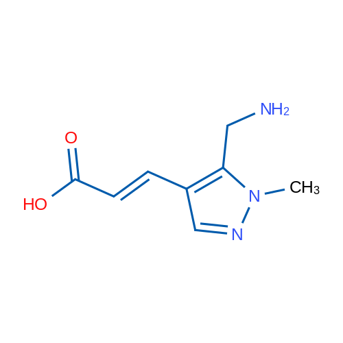 (2E)-3-[5-(Aminomethyl)-1-methyl-1H-pyrazol-4-yl]prop-2-enoic acid 1g
