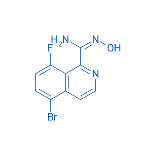 (E)-5-Bromo-8-fluoro-N'-hydroxyisoquinoline-1-carboximidamide 1g