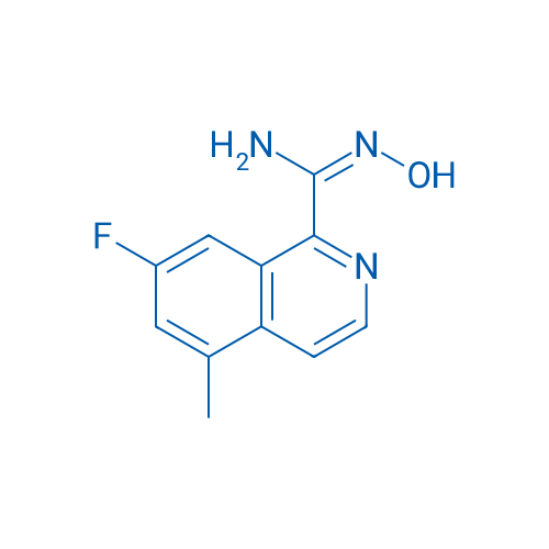 (E)-7-Fluoro-N'-hydroxy-5-methylisoquinoline-1-carboximidamide 1g