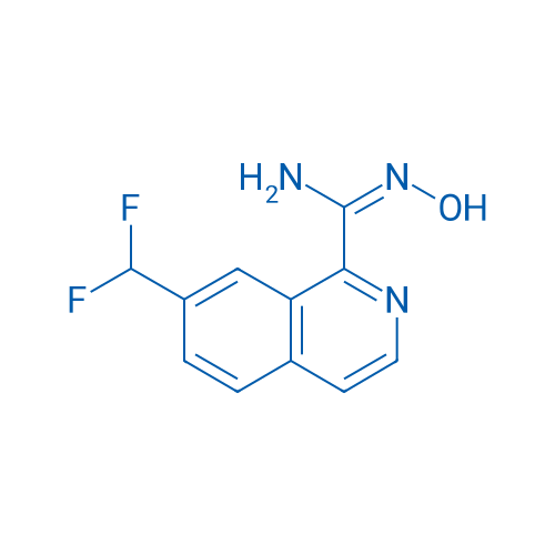 (E)-7-(Difluoromethyl)-N'-hydroxyisoquinoline-1-carboximidamide 1g