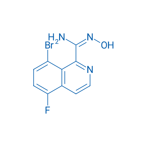 (E)-8-Bromo-5-fluoro-N'-hydroxyisoquinoline-1-carboximidamide 1g