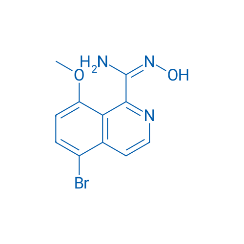 (E)-5-Bromo-N'-hydroxy-8-methoxyisoquinoline-1-carboximidamide 1g