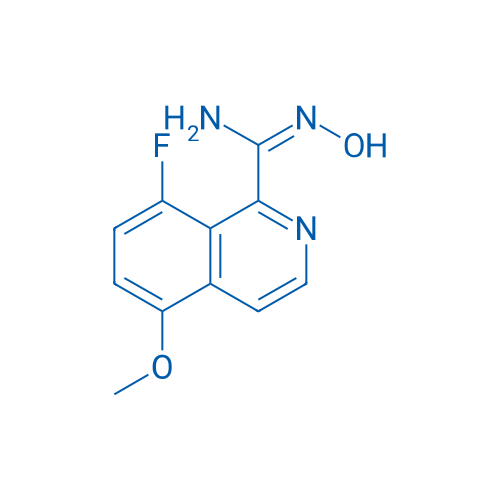 (E)-8-Fluoro-N'-hydroxy-5-methoxyisoquinoline-1-carboximidamide 1g