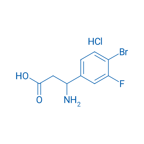 3-Amino-3-(4-bromo-3-fluorophenyl)propanoic acid hydrochloride 250mg