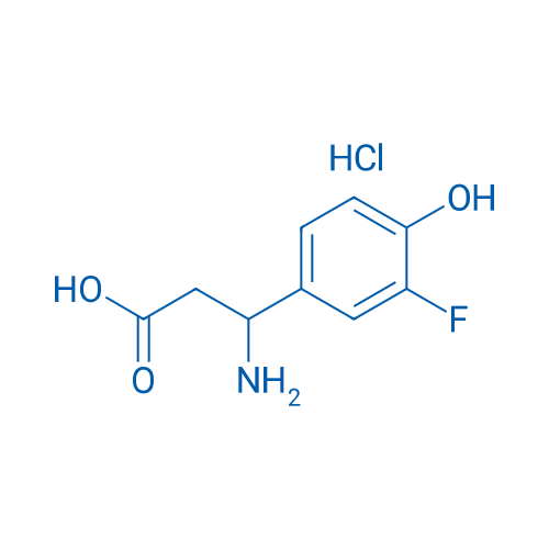 3-Amino-3-(3-fluoro-4-hydroxyphenyl)propanoic acid hydrochloride 50mg