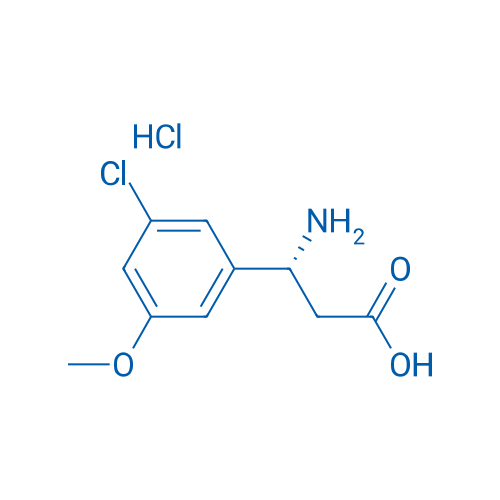 (R)-3-Amino-3-(3-chloro-5-methoxyphenyl)propanoic acid hydrochloride 250mg