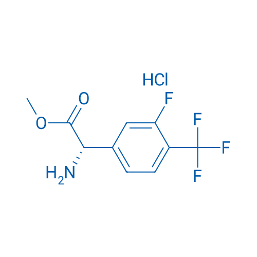 (S)-Methyl 2-amino-2-(3-fluoro-4-(trifluoromethyl)phenyl)acetate hydrochloride 25mg