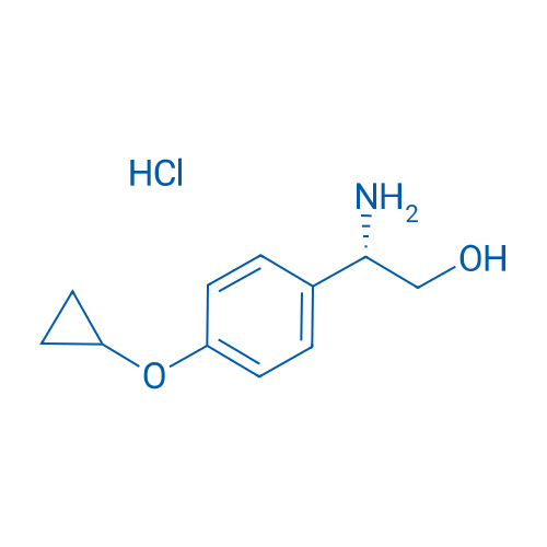 (S)-2-Amino-2-(4-cyclopropoxyphenyl)ethanol hydrochloride 100mg