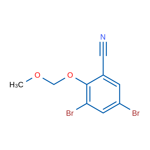 3,5-DIbromo-2-methoxymethoxy-benzonitrile 1g