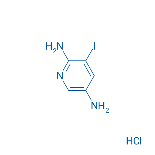 3-Iodopyridine-2,5-diamine hydrochloride 5g