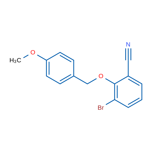 3-BRomo-2-(4-methoxy-benzyloxy)-benzonitrile 10g