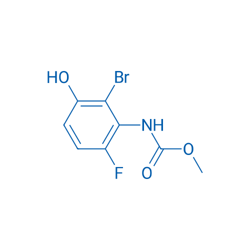 (2-BRomo-6-fluoro-3-hydroxy-phenyl)-carbamic acid methyl ester 250mg