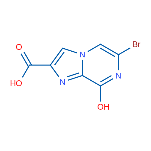 6-BRomo-8-hydroxy-imidazo[1,2-a]pyrazine-2-carboxylic acid 5g