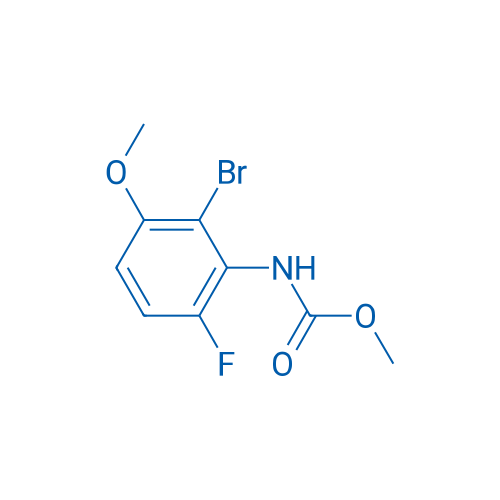 (2-BRomo-6-fluoro-3-methoxy-phenyl)-carbamic acid methyl ester 250mg