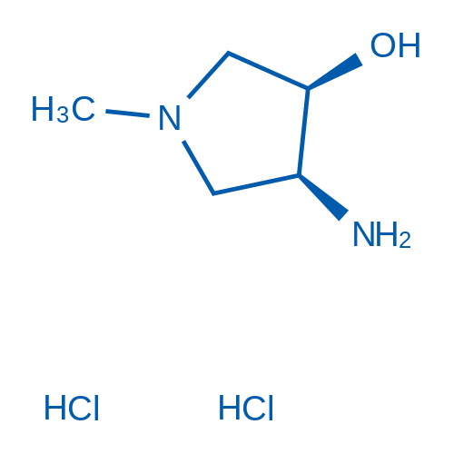 (3R,4S)-Rel-4-amino-1-methylpyrrolidin-3-ol dihydrochloride 250mg