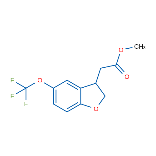 Methyl 2-(5-(trifluoromethoxy)-2,3-dihydrobenzofuran-3-yl)acetate 1g