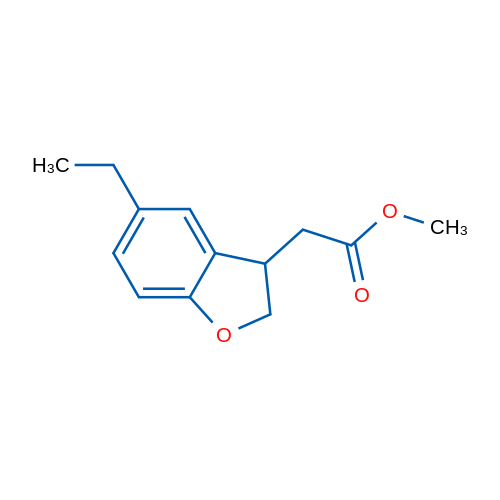 Methyl 2-(5-ethyl-2,3-dihydrobenzofuran-3-yl)acetate 1g