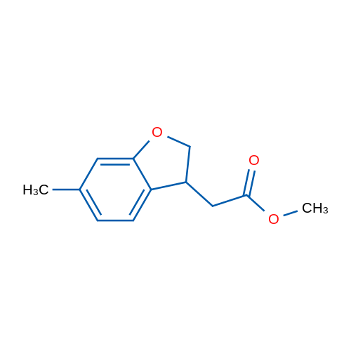 Methyl 2-(6-methyl-2,3-dihydrobenzofuran-3-yl)acetate 1g