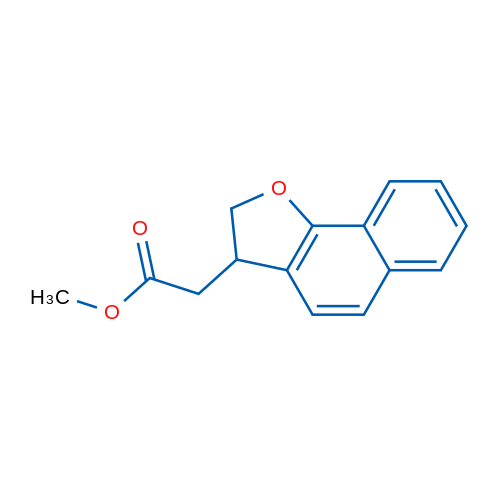 Methyl 2-(2,3-dihydronaphtho[1,2-b]furan-3-yl)acetate 250mg