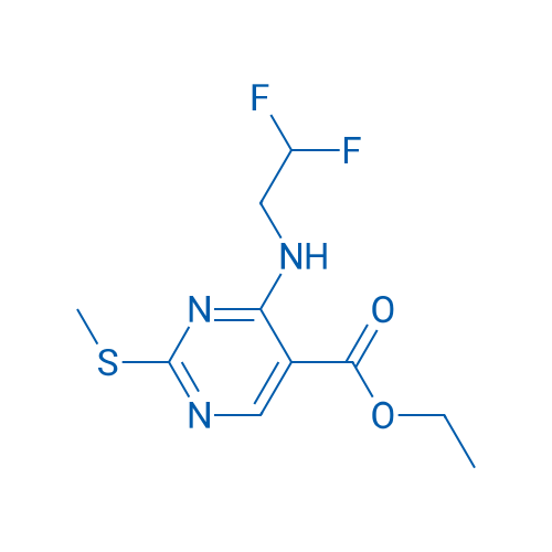 ETHYL 4-((2,2-DIFLUOROETHYL)AMINO)-2-(METHYLTHIO)PYRIMIDINE-5-CARBOXYLATE 1g