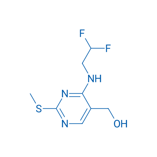 (4-((2,2-DIFLUOROETHYL)AMINO)-2-(METHYLTHIO)PYRIMIDIN-5-YL)METHANOL 1g