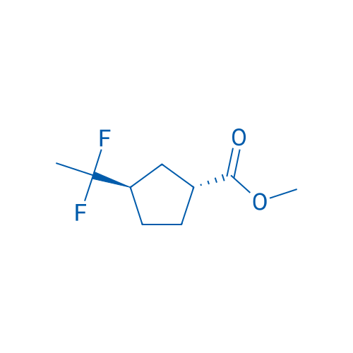 Rel-methyl (1R,3R)-3-(1,1-difluoroethyl)cyclopentane-1-carboxylate 100mg