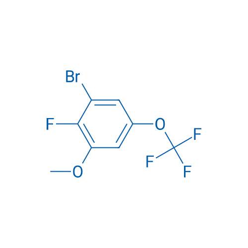 1-BROMO-2-FLUORO-3-METHOXY-5-(TRIFLUOROMETHOXY)BENZENE 250mg