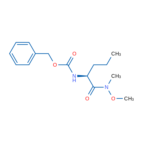 (S)-Benzyl (1-(methoxy(methyl)amino)-1-oxopentan-2-yl)carbamate 1g