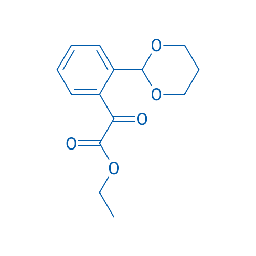 Ethyl 2-(1,3-dioxan-2-yl)benzoylformate 1g
