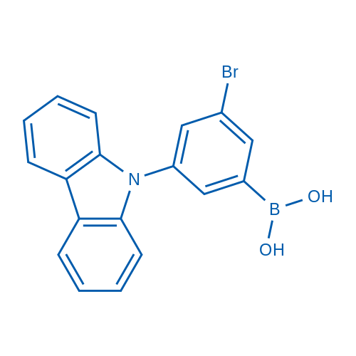3-Bromo-5-(9H-carbazol-9-yl)-phenylboronic acid 5g