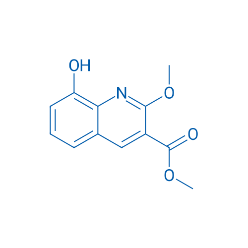 METHYL 8-HYDROXY-2-METHOXYQUINOLINE-3-CARBOXYLATE 250mg