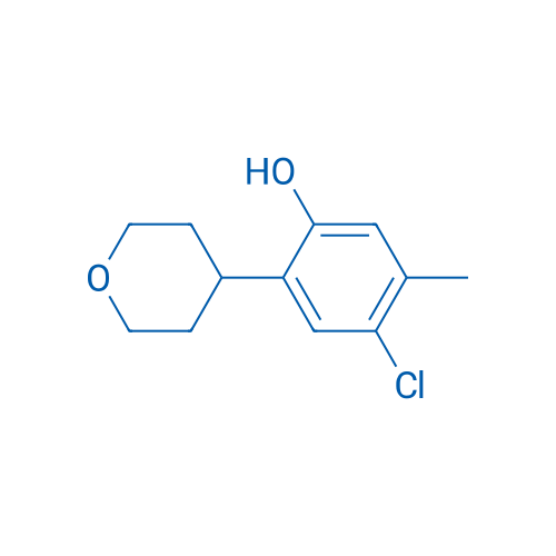 4-CHLORO-5-METHYL-2-(TETRAHYDRO-2H-PYRAN-4-YL)PHENOL 1g