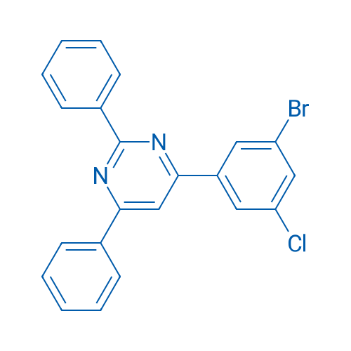4-(3-Bromo-5-chlorophenyl)-2,6-diphenylpyrimidine 1g