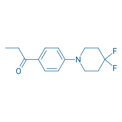 1-(4-(4,4-difluoropiperidin-1-yl)phenyl)propan-1-one 250mg