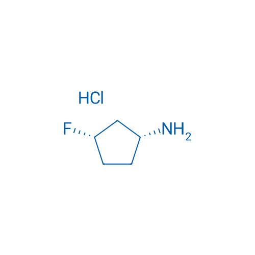 (1R,3S)-3-Fluorocyclopentan-1-amine hydrochloride 250mg