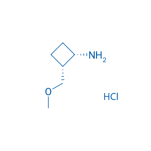 (1S,2R)-2-(Methoxymethyl)cyclobutan-1-amine hydrochloride 250mg