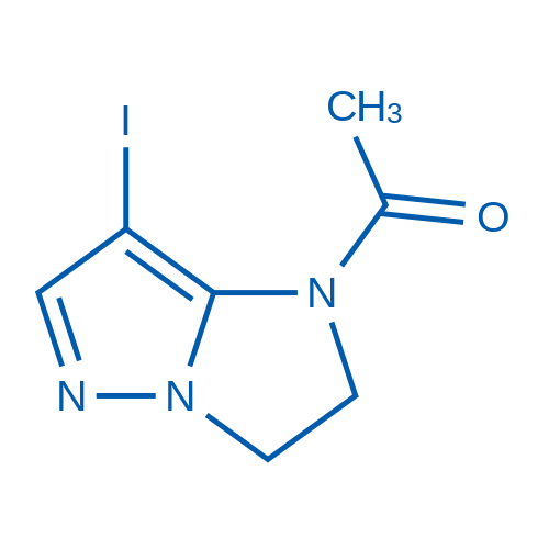 1-{7-iodo-1H,2H,3H-pyrazolo[1,5-a]imidazol-1-yl}ethan-1-one 50mg