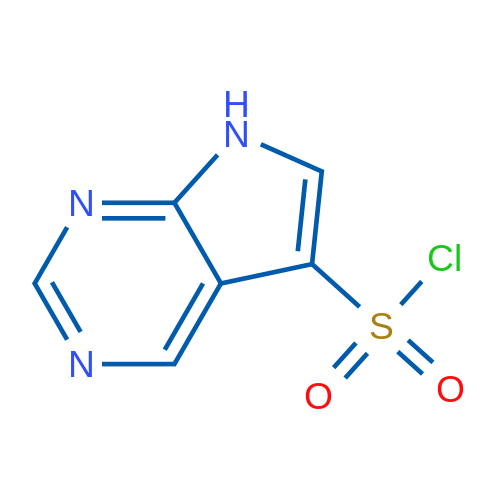 7H-Pyrrolo[2,3-d]pyrimidine-5-sulfonyl chloride 1g