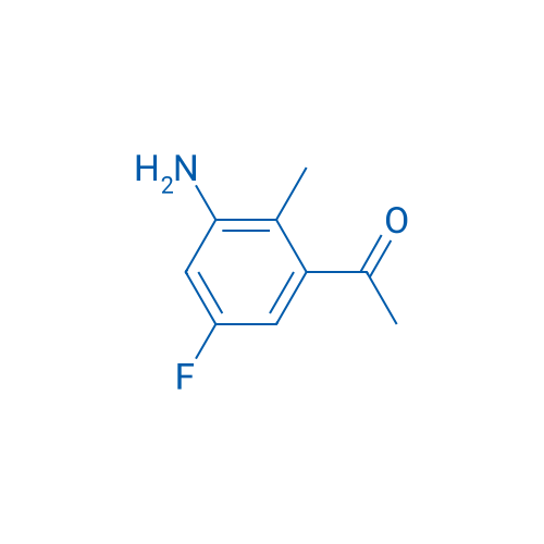 1-(3-Amino-5-fluoro-2-methylphenyl)ethanone 250mg