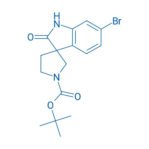 tert-Butyl 6-bromo-2-oxospiro[indoline-3,3'-pyrrolidine]-1'-carboxylate 250mg