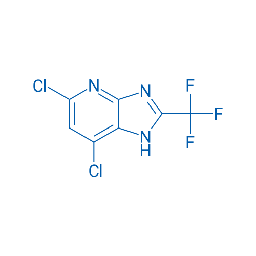 5,7-Dichloro-2-(trifluoromethyl)-1H-imidazo[4,5-b]pyridine 250mg
