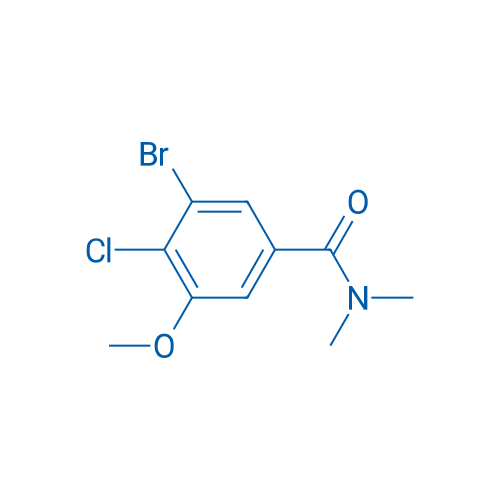 3-Bromo-4-chloro-5-methoxy-N,N-dimethylbenzamide 1g