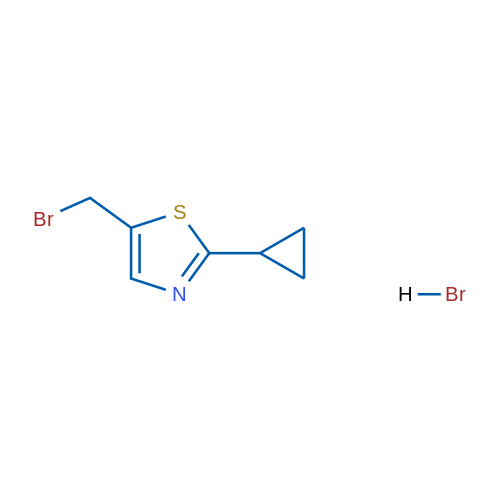 5-(Bromomethyl)-2-cyclopropylthiazole hydrobromide 1g