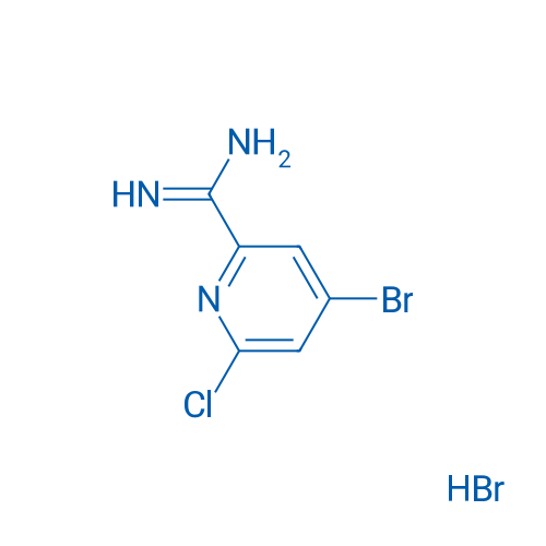4-Bromo-6-chloropicolinimidamide hydrochloride 1g